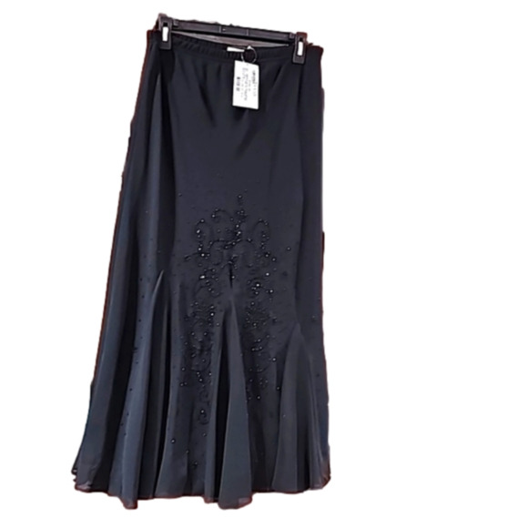 R&M Richards formal Occasion Skirt Black size 12 nwt - Picture 1 of 7
